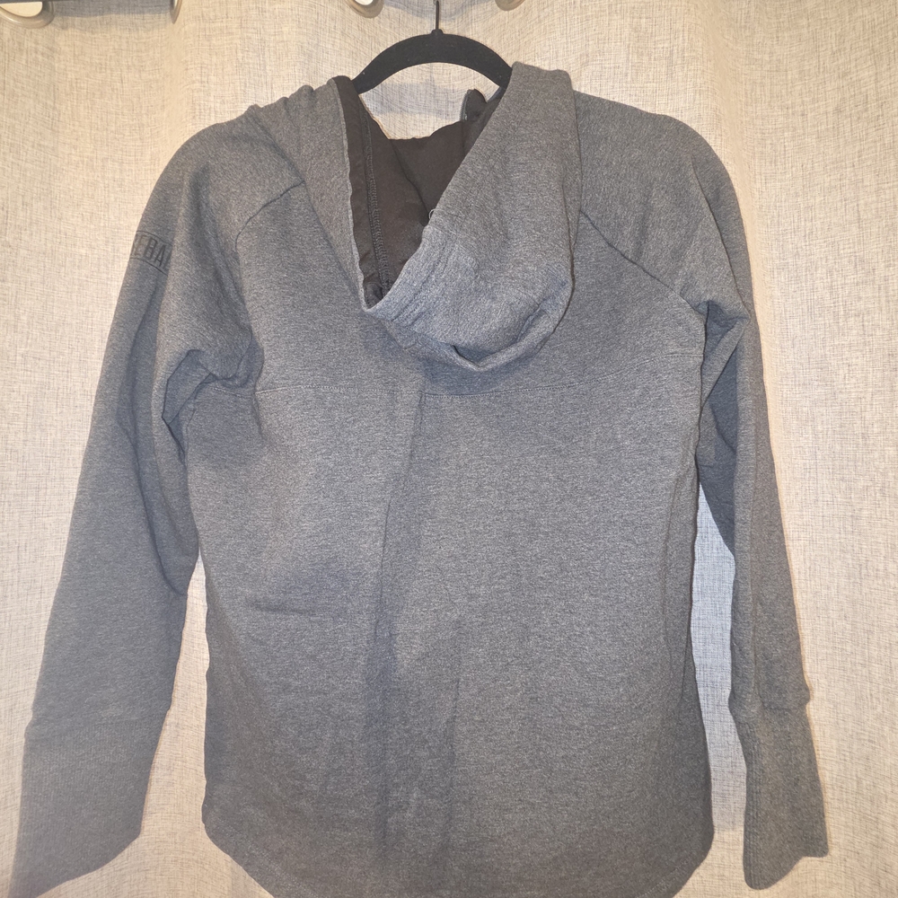 Baseballism Gray Hoodie with Logo Patch - Picture 3 of 4